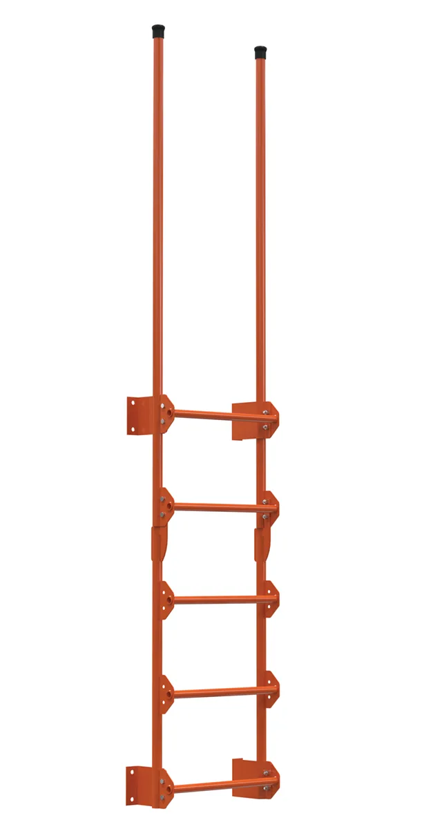 Vestil DKL-5-OR walk-thru style dock ladder