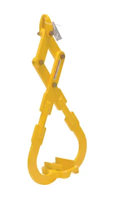 Vestil Steel Heavy Duty Die Lifting Tongs 20-1/4 In. Maximum Opening Width 2000 Lb. Capacity Yellow