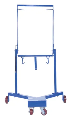 Vestil DM-550 drum lifter palletizer shown from an alternate angle