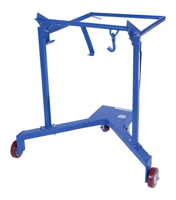 Vestil Steel Drum Lifter/Palletizer 48 In. x 45-11/16 In. x 31-1/2 In. 550 Lb. Capacity Blue