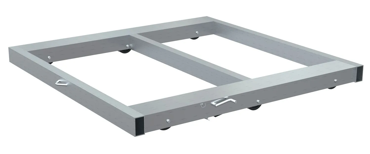 Vestil DOL-4242-6NT-FL aluminum pallet dollie