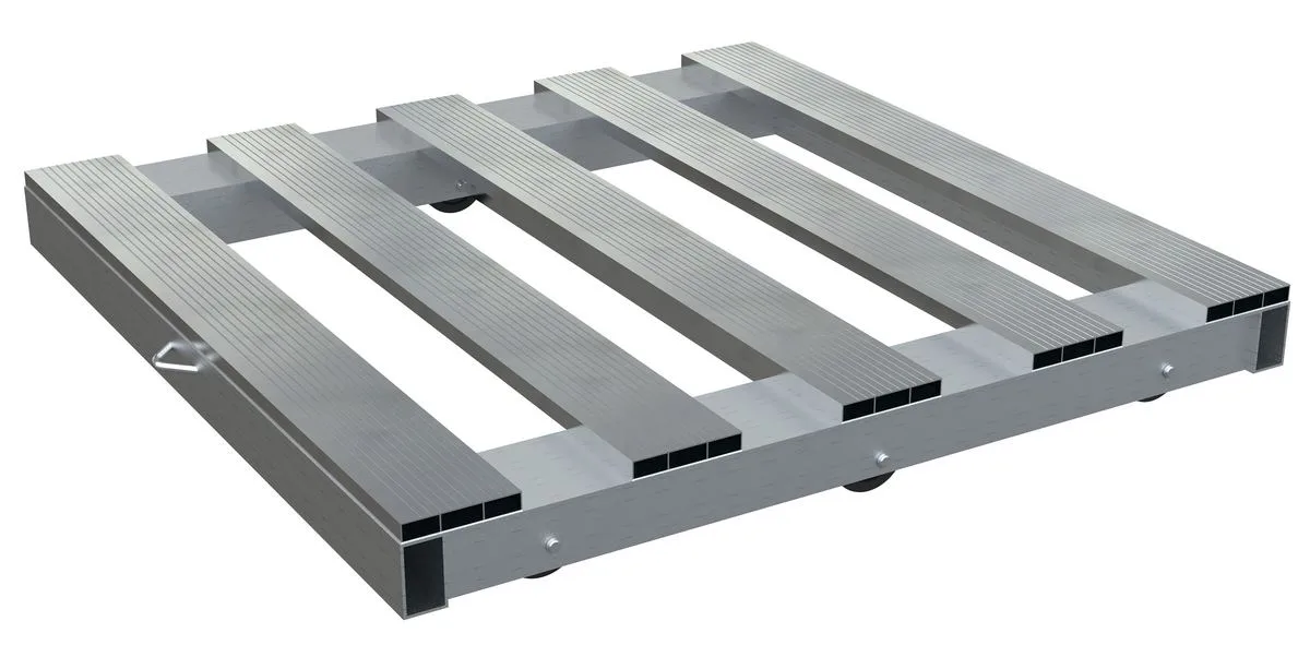 Vestil DOL-PT-4848-6NT aluminum pallet dollie