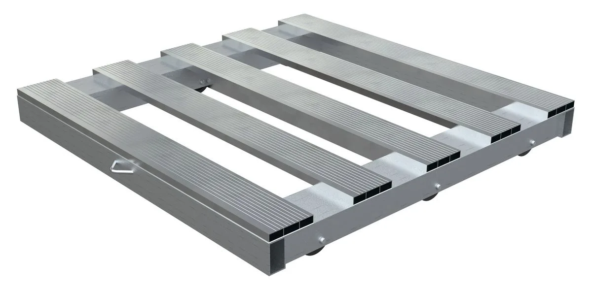 Vestil DOL-PT-4848-6T aluminum pallet dollie