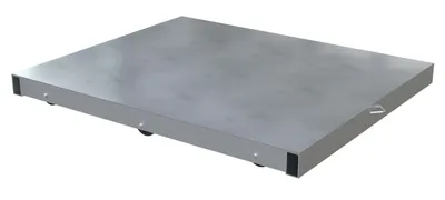 Vestil Aluminum Pallet Dolly with Solid Top Tilt 36 In. x 42 In. 4000 Lb. Capacity Silver