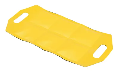 Vestil Vinyl Dock Draft Mats 18 In. Usable Length Black / Yellow