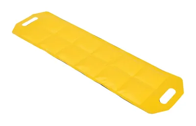 Vestil Vinyl Dock Draft Mats 36 In. Usable Length Black / Yellow