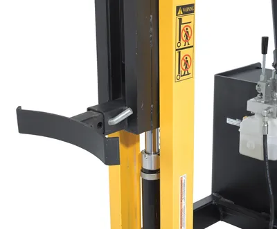 Vestil DRLT-CB-54-MDML counter balanced drum stacker shown from an alternate angle