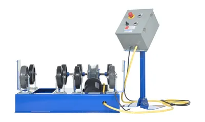 Vestil DRM-H-3055 horizontal drum roller mixer shown from an alternate angle