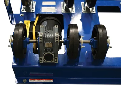 Vestil DRM-H-3055 horizontal drum roller mixer shown from an alternate angle