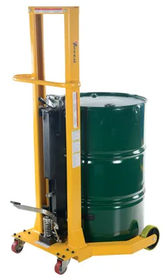 Vestil DRUM-55-36 portable drum jack shown from an alternate angle
