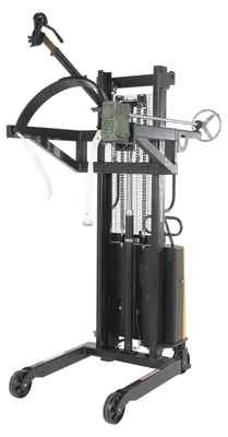 Vestil DRUM-LRT-DC portable drum lifter rotator transporter shown from an alternate angle