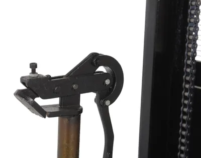 Vestil DRUM-LRT-DC portable drum lifter rotator transporter shown from an alternate angle