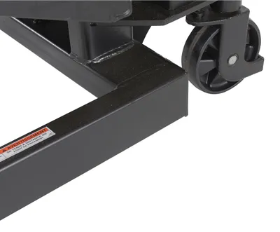 Vestil DRUM-LRT-DC portable drum lifter rotator transporter shown from an alternate angle