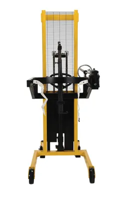 Vestil DRUM-LRT portable drum lifter rotator transporter shown from an alternate angle