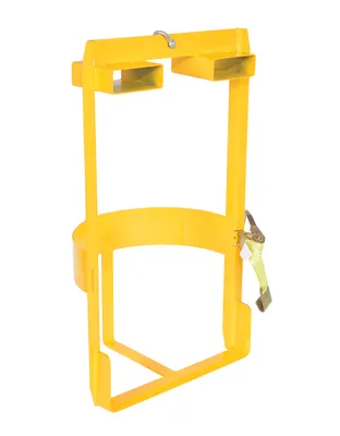 Vestil Steel Overhead Drum Lifter 19-3/4 In x 28-5/8 In x 49-1/2 In 1000 Lb. Capacity Yellow
