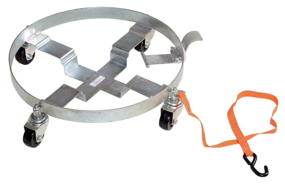 Vestil DRUM-QUAD-H-TLT tilting drum dollie