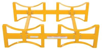 Vestil DRUM-RACK-2 stackable drum rack shown from an alternate angle