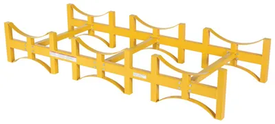 Vestil DRUM-RACK-3 stackable drum rack shown from an alternate angle
