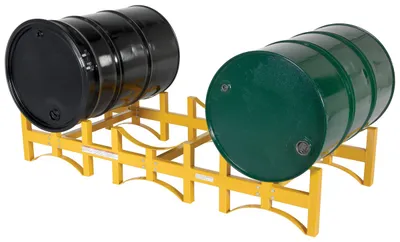 Vestil DRUM-RACK-3 stackable drum rack shown from an alternate angle