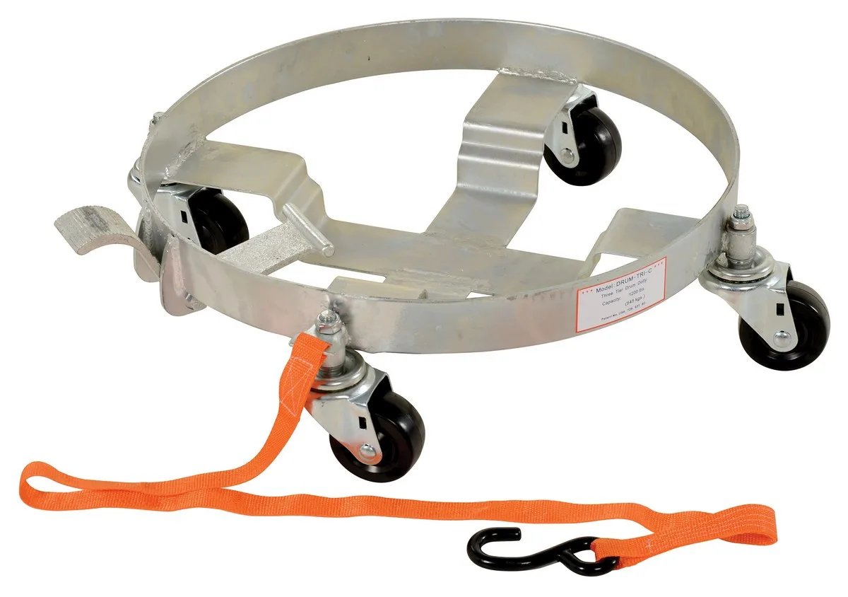 Vestil DRUM-TRI-C-TLT tilting drum dollie