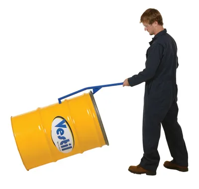 Vestil DTP-11 manual drum upender shown from an alternate angle