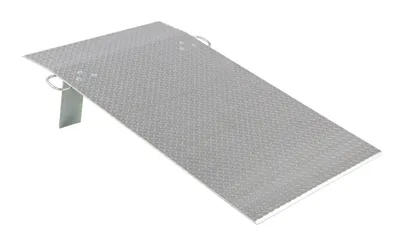 Vestil Aluminum Economizer Dock Plate Usable 36 In. x 60 In. 3/8 In. Plate Thickness 1400 Lb. Capacity