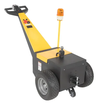 Vestil Steel Heavy Duty Electric Powered Tugger 5000 Lb. Pull Capacity Yellow/Black