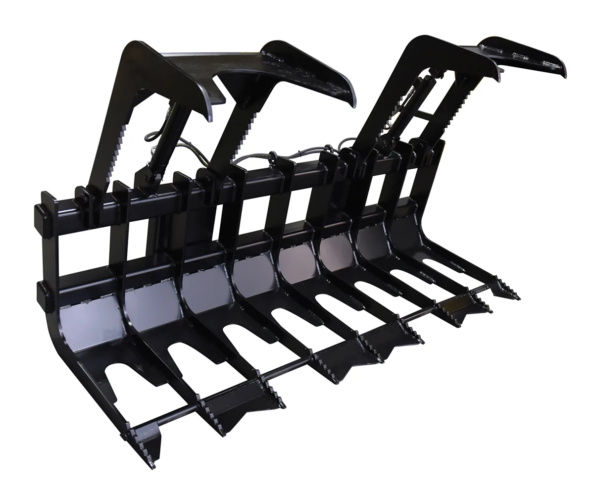 Vestil EA-SKGB-84 skid steer grab bucket
