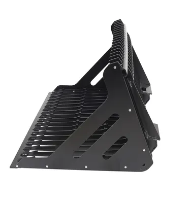 Vestil EA-SKRG-60-LP skid steer rock grader shown from an alternate angle