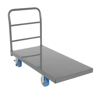 Vestil ECSPT-2448-C25C steel platform truck (smooth or treadplate)