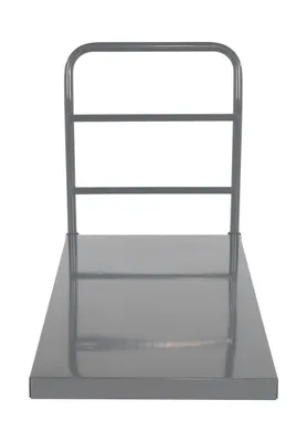 Vestil ECSPT-2448-C27A steel platform truck (smooth or treadplate) shown from an alternate angle