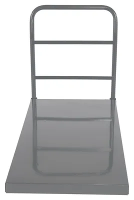 Vestil ECSPT-2448 steel platform truck (smooth or treadplate) shown from an alternate angle