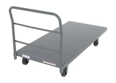 Vestil ECSPT-3060 steel platform truck (smooth or treadplate) shown from an alternate angle