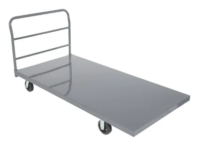 Vestil Steel Smooth Deck Platform Truck 36 In. x 72 In. 2000 Lb. Capacity Gray