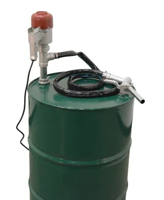 Vestil EDP electric drum pump shown from an alternate angle