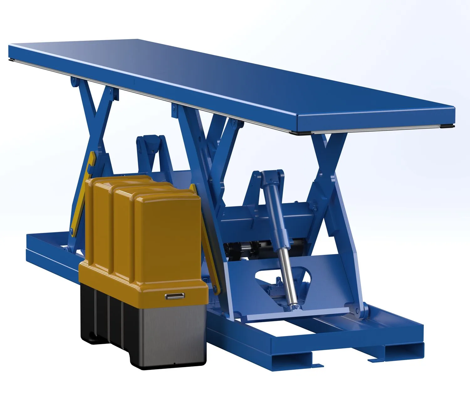 Vestil EHLT-TL-30144-4-46 electric hydraulic tandem lifting table