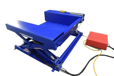 Vestil EHLTGT-4452-4-36 ground lift & tilt table shown from an alternate angle