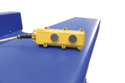 Vestil EHLTGT-4452-4-36 ground lift & tilt table shown from an alternate angle