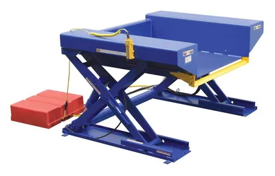 Vestil EHLTGT-4452-4-36 ground lift & tilt table shown from an alternate angle