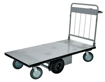 Vestil EMHC-2860-1 electric material handling cart shown from an alternate angle