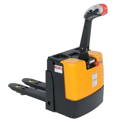 Vestil Steel Fully Powered Electric Pallet Truck 19 In. x 40 In. 2,600 Lb. Capacity Black