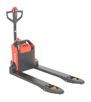 Vestil Steel Fully Powered Electric Pallet Truck 21 In. x 45 In. 3,300 Lb. Capacity Black