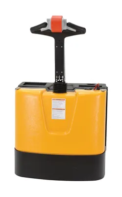Vestil EPT-2547-30 fully powered electric pallet truck shown from an alternate angle