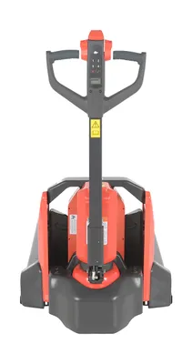Vestil EPT-2745-33 fully powered electric pallet truck shown from an alternate angle