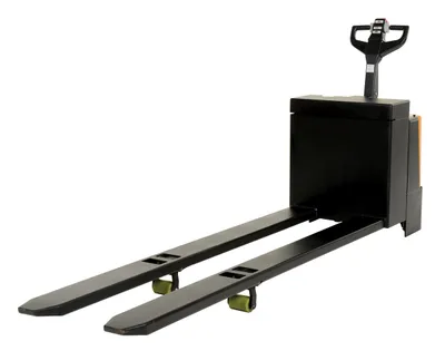 Vestil EPT-2796-45 fully powered electric pallet truck shown from an alternate angle
