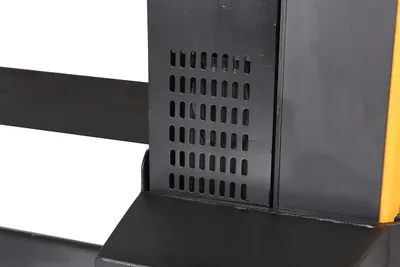 Vestil EPT-4048-45-RL electric powered roll pallet truck shown from an alternate angle