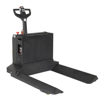 Vestil Steel Electric Powered Roll Pallet Trucks 40 In. x 48 In. 4500 Lb. Capacity Black