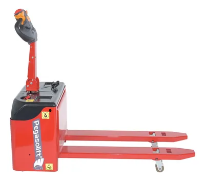Vestil EPT-PGL-2045-30 low profile d-style self dumping hopper shown from an alternate angle