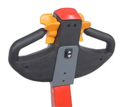 Vestil EPT-PGL-2045-30 low profile d-style self dumping hopper shown from an alternate angle