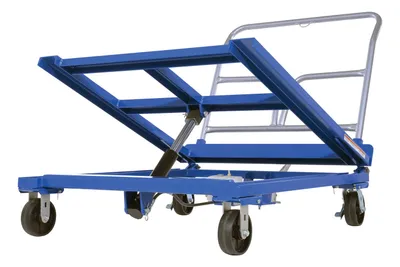 Vestil ETT-254 economy transporter tilter shown from an alternate angle